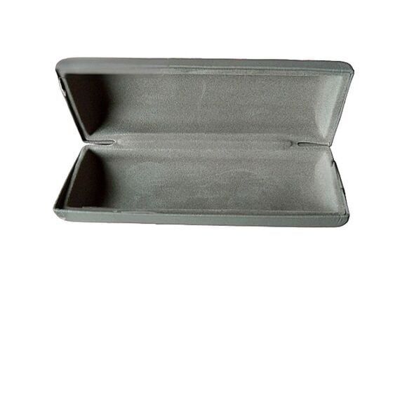 BCBG MAXAZRIA Beige Eyewear Clam Hard Case - Picture 3 of 3